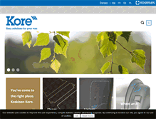 Tablet Screenshot of kore.koskisen.com